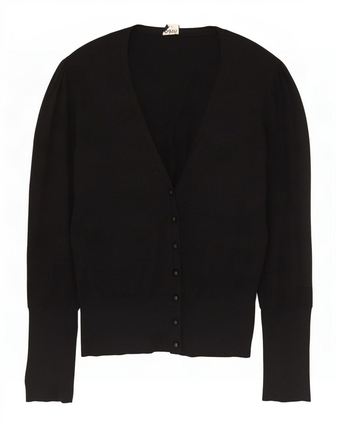 Oasis Cardigan pour femme UK 14 en coton noir moyen