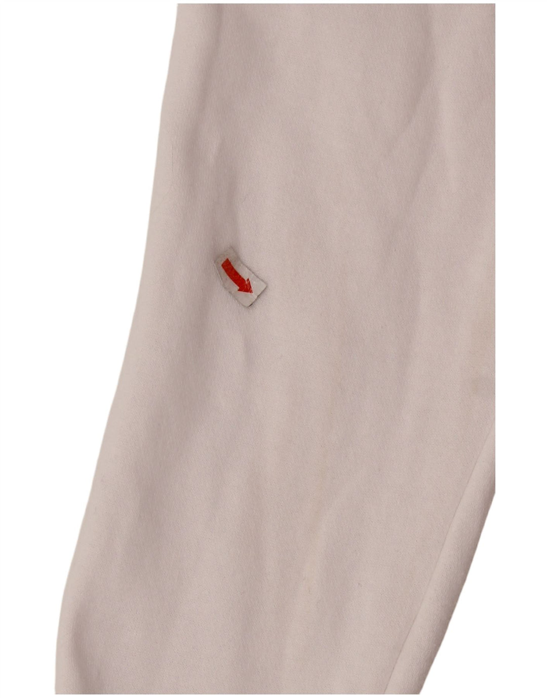 FILA Sweat-shirt graphique à col zippé pour femme UK 16 Grand coton blanc