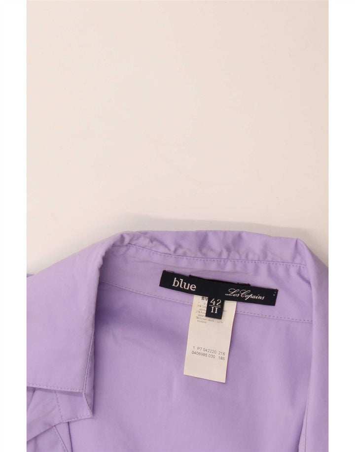 Les Copains Femme Pull-Shirt IT 42 Violet Moyen Coton