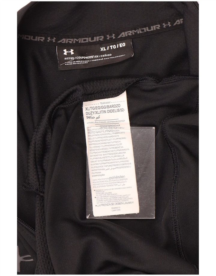 Under Armour Veste de Survêtement Ajustée Homme XL Noir Polyester