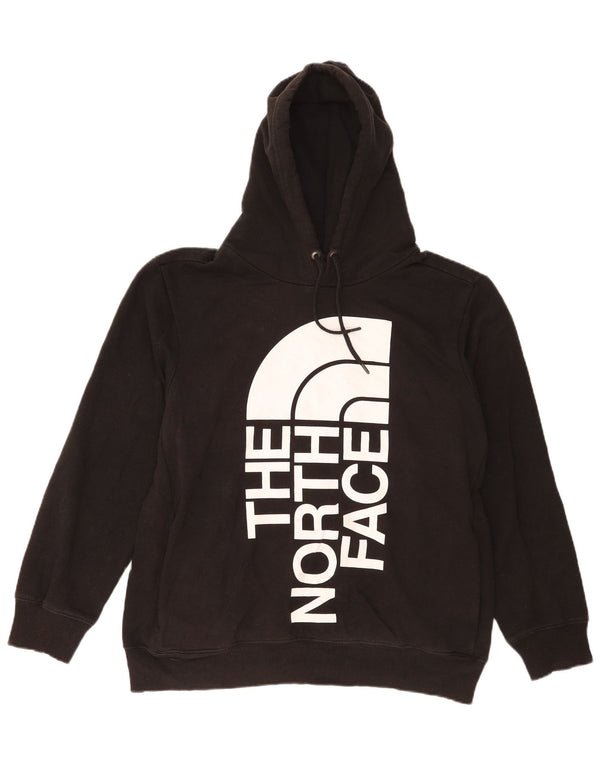 The North Face Pull à capuche graphique pour homme Grand coton noir