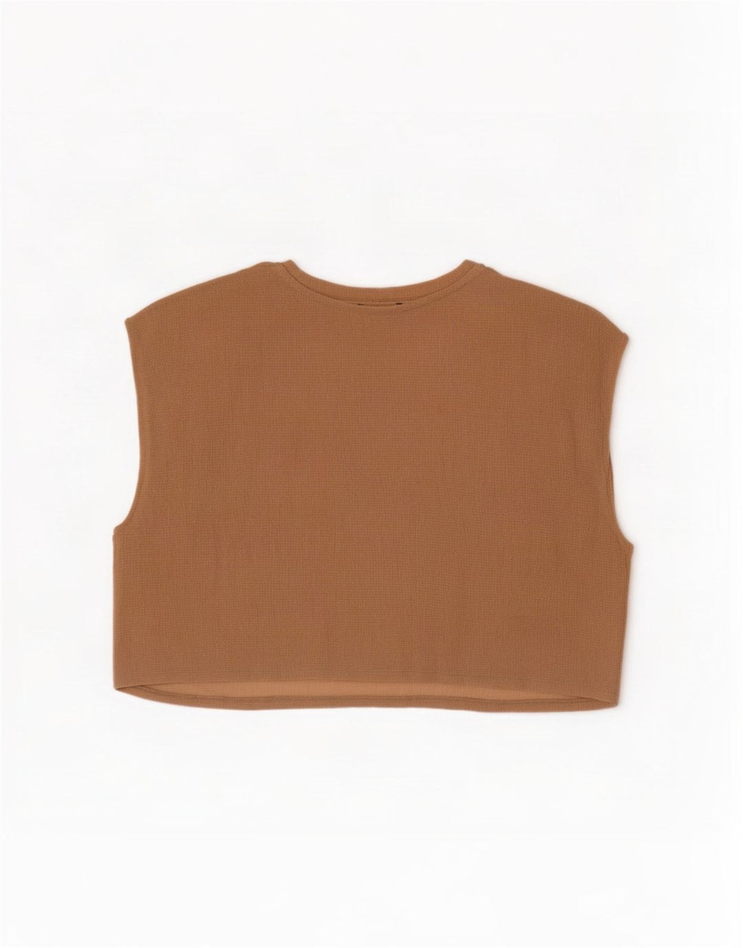 Zara Chemisier court sans manches surdimensionné pour femme UK 10 Petit Beige