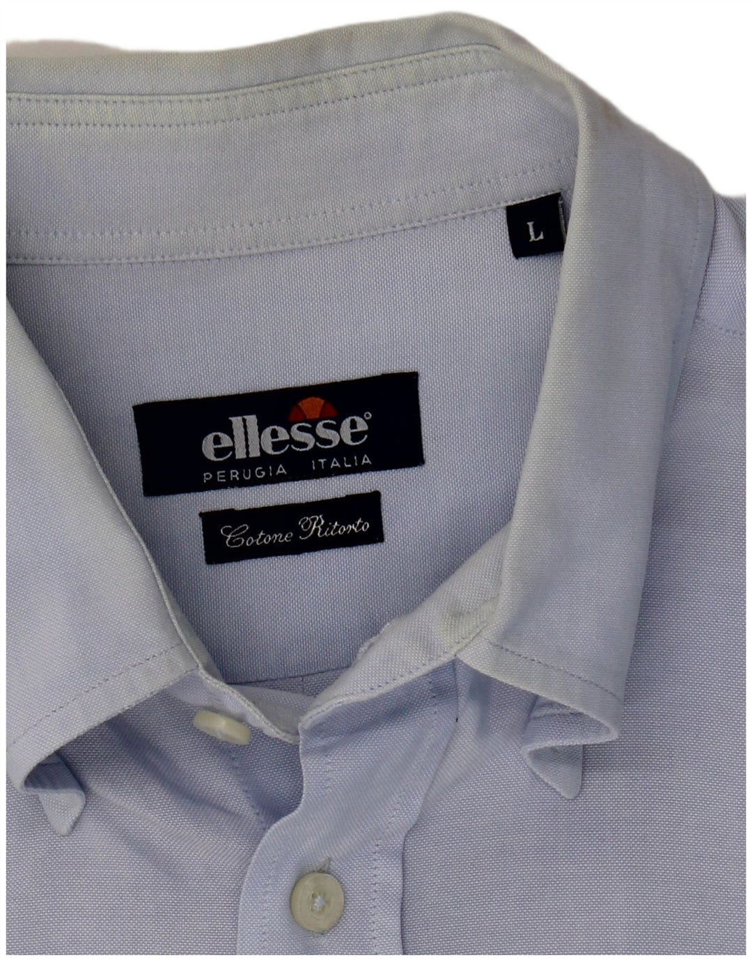 Ellesse Chemise Homme Large Bleu Coton