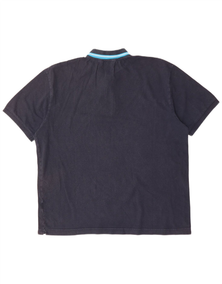 KAPPA Polo Homme 2XL Bleu Marine Coton