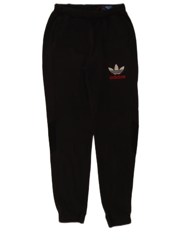 Adidas Pantalon de survêtement pour homme en coton noir Taille S