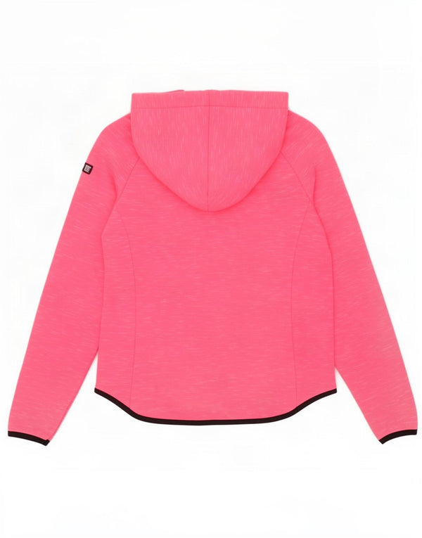 Superdry Veste de survêtement à capuche pour femme UK 10 Small Rose moucheté