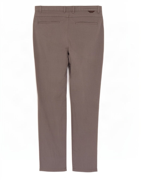 Zara Pantalon Chino Slim Fit Homme EU 42 Large W32 L31 Gris