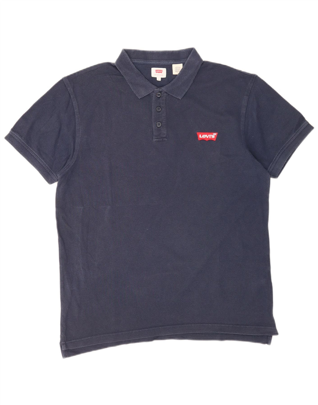Levi's Polo Homme Large Bleu Marine Coton