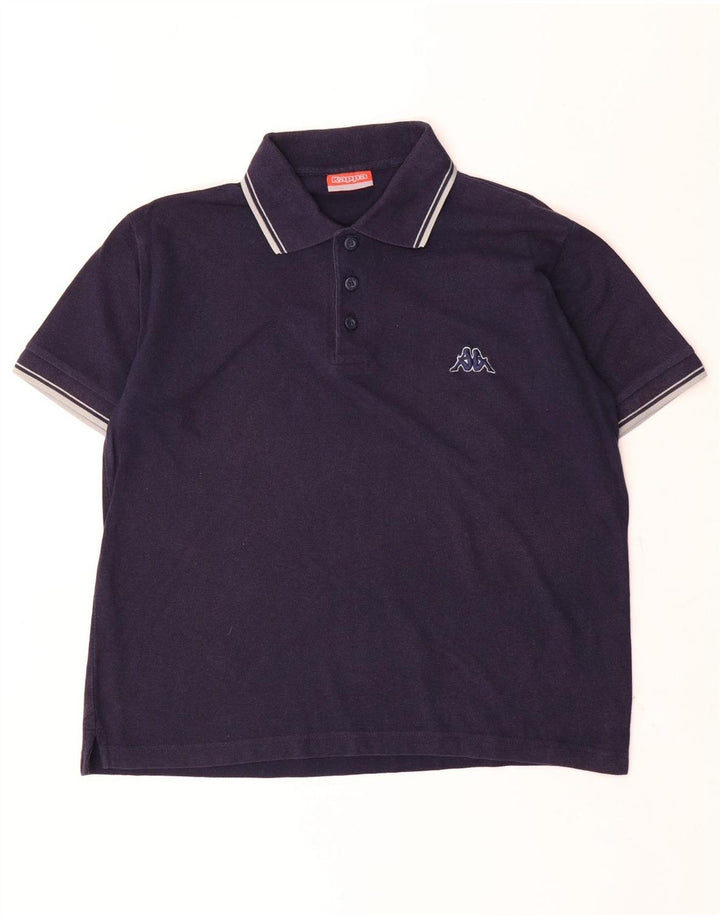 Kappa Polo Homme Bleu Marine Moyen