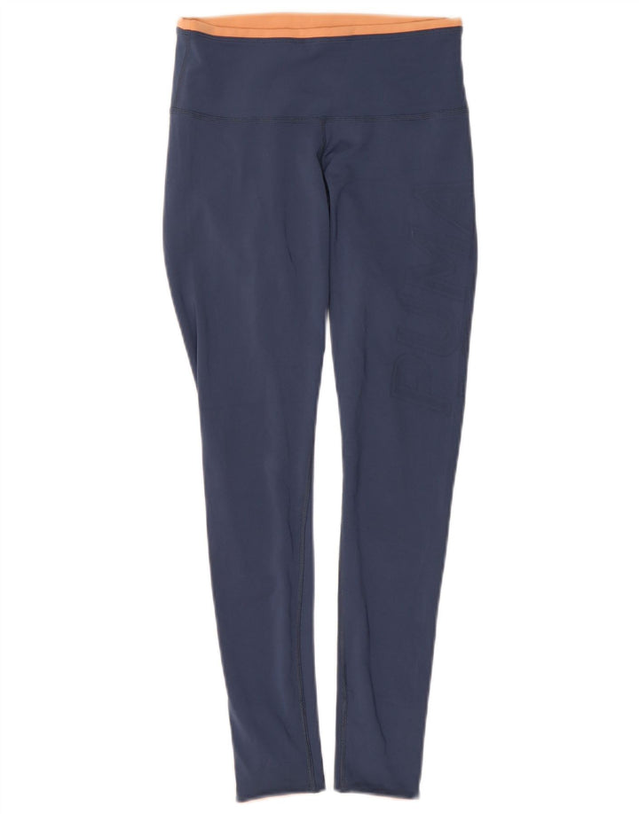 PUMA Legging graphique pour femme UK 4 XS Bleu marine