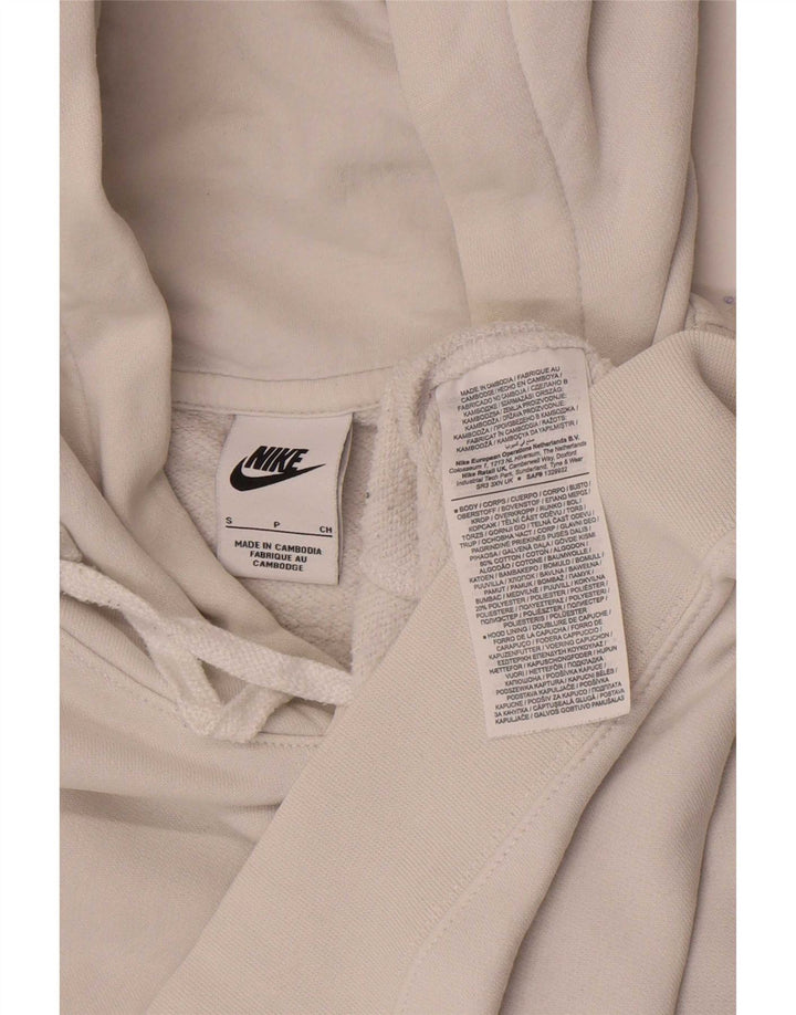 Nike Pull à capuche pour homme Petit coton blanc