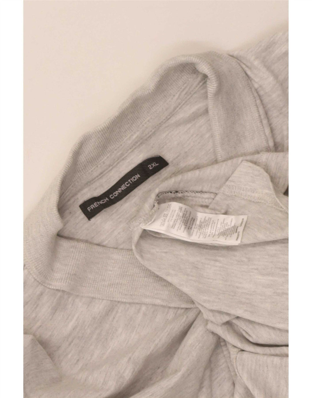 French Connection Polo Homme 2XL Gris Coton