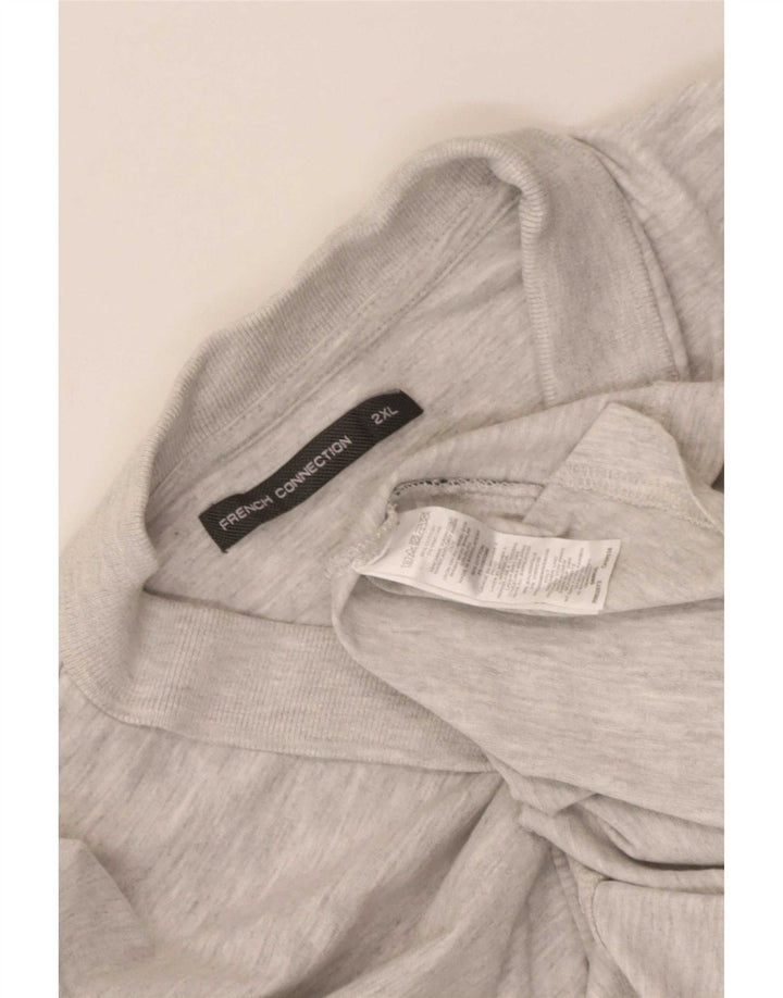 French Connection Polo Homme 2XL Gris Coton
