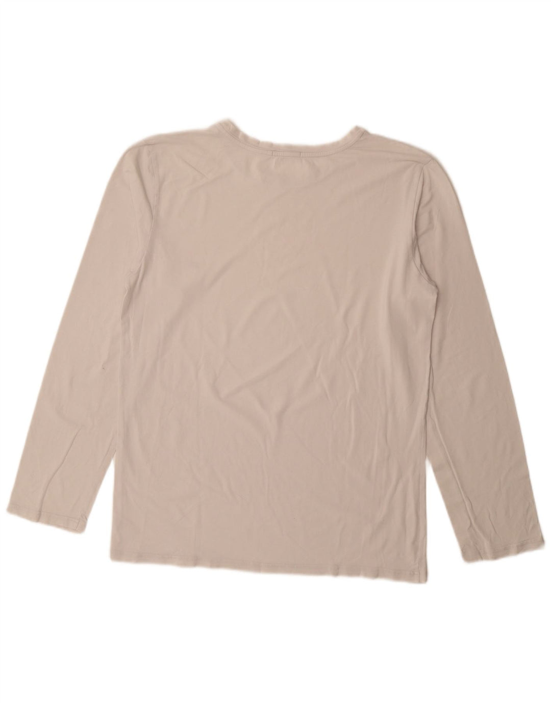 Tommy Hilfiger Haut à manches longues pour femme UK 18 XL Blanc cassé Coton