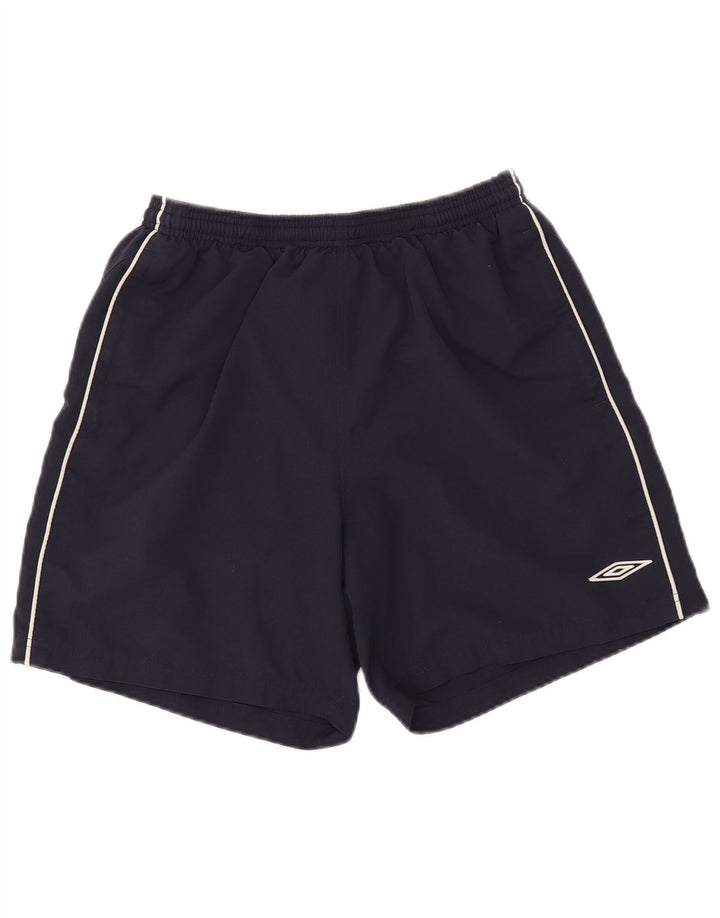 UMBRO Short de Sport Homme Grand Bleu Marine Polyester
