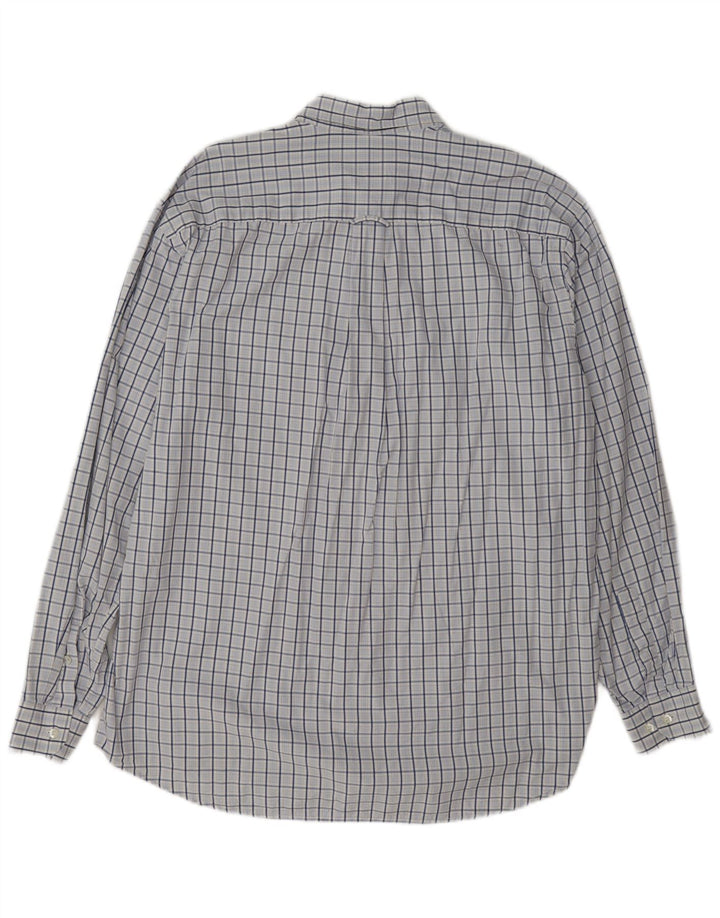 Lacoste Chemise Homme Taille 42 Grand Carreau Bleu