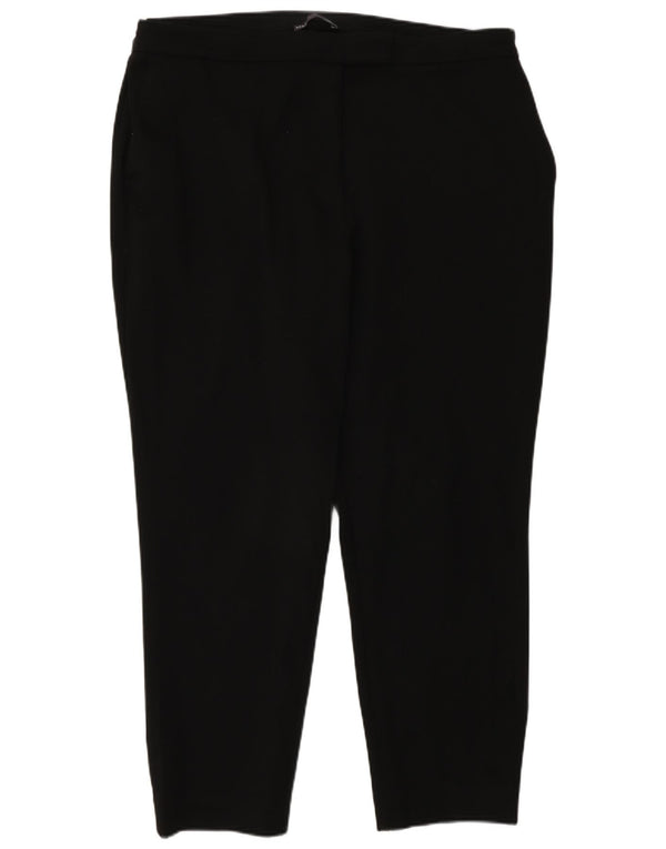 Marks & Spencer Pantalon court slim pour femme UK 20 2XL W40 L27 Noir