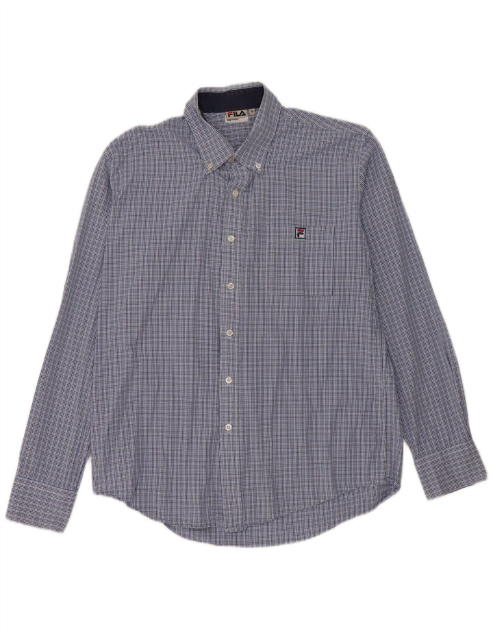 Fila Chemise Homme XL Bleu Carreaux