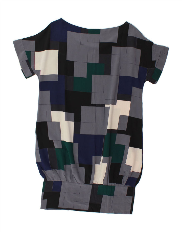 VINTAGE Womens Bubble Dress UK 14 Medium Multicoloured Geometric Vintage Vintage and Second-Hand Vintage from Messina Hembry 