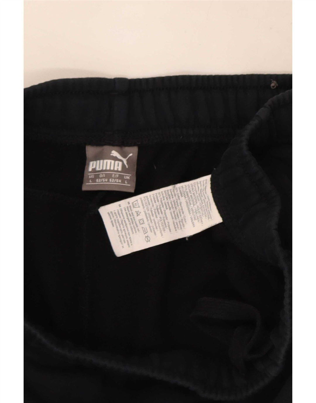 Puma Pantalon de survêtement pour homme en coton noir Taille L