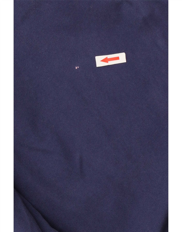 Crew Clothing Chemise pull pour homme en coton bleu marine Taille L