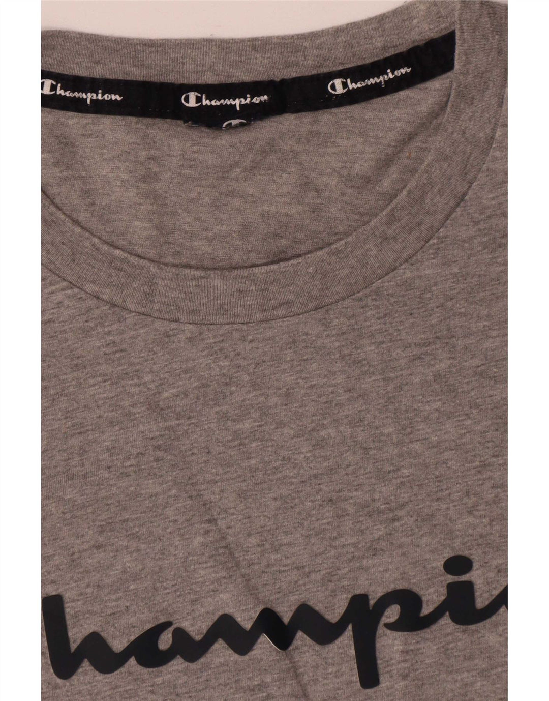 Champion T-Shirt Graphique Homme Gris Moyen