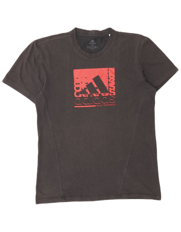 Adidas T-shirt graphique pour homme Noir moyen Polyester