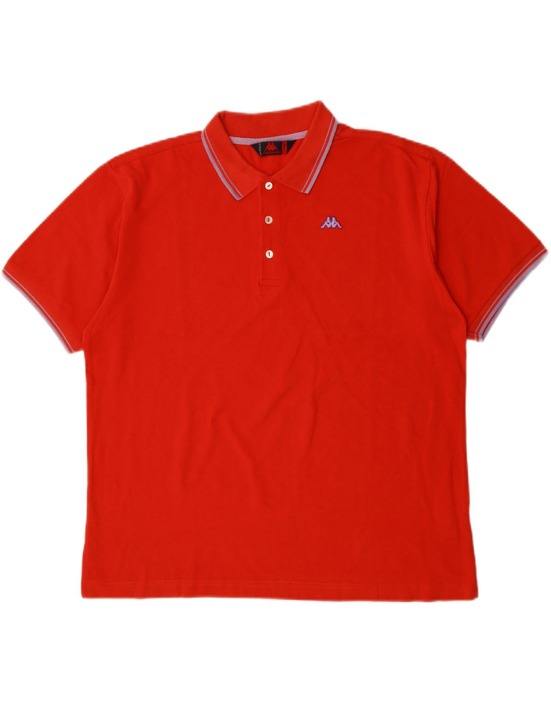 KAPPA Polo Homme Grand Rouge Coton