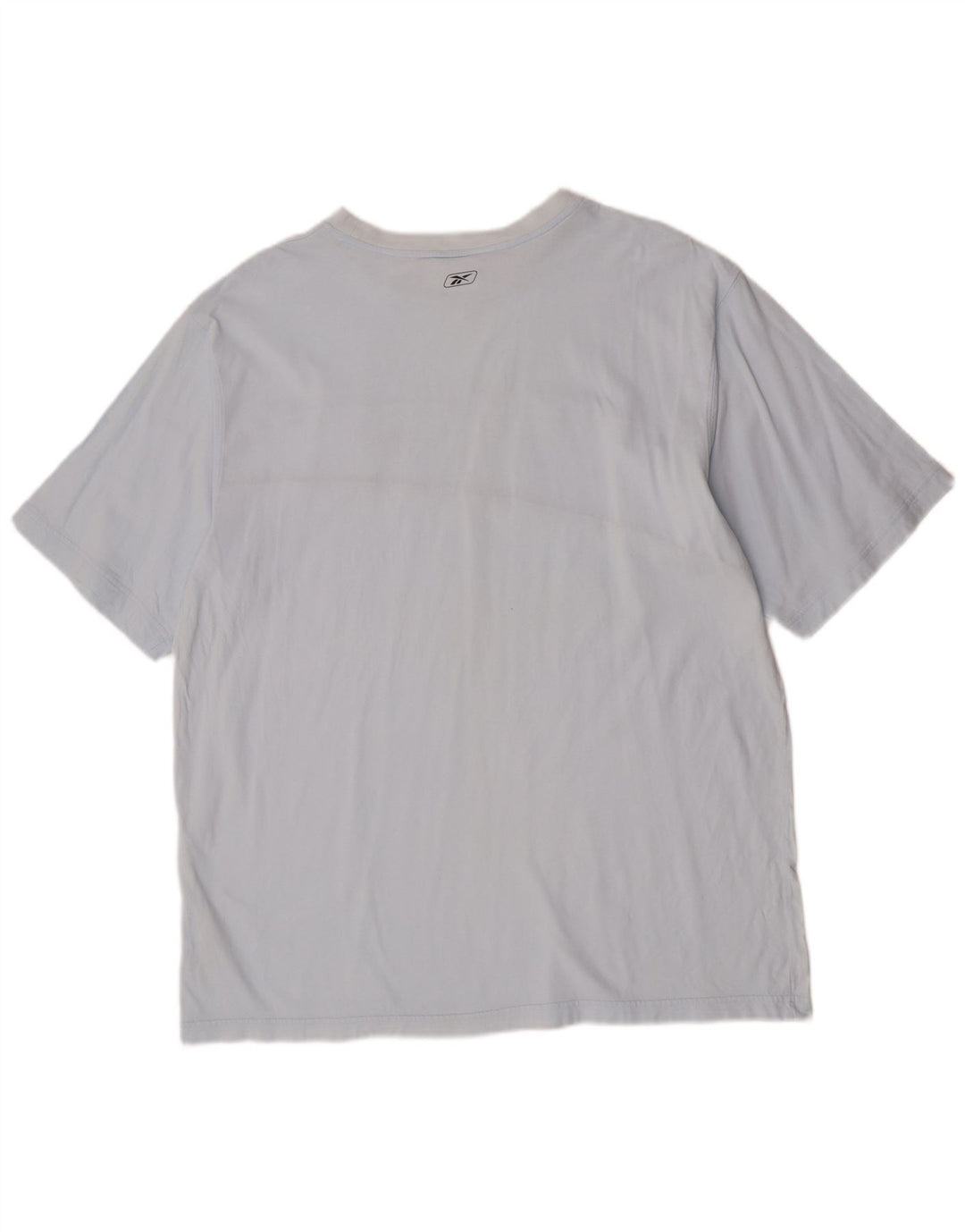 Reebok T-Shirt Graphique Homme Top 2XL Bleu Coton