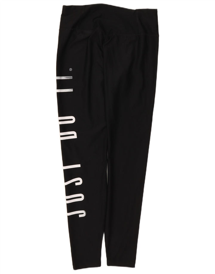 Nike Legging graphique Dri Fit pour femme UK 8 Small Noir Polyester