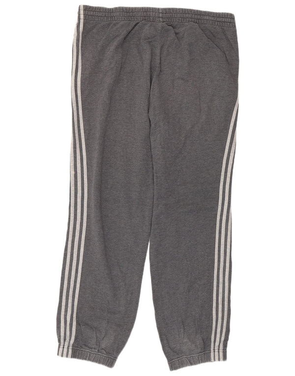 Adidas Pantalon de Survêtement Homme Joggers XL Gris Moucheté Coton