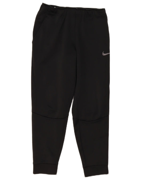 Pantalon de survêtement Nike Dri Fit pour femme, petit, noir, polyester