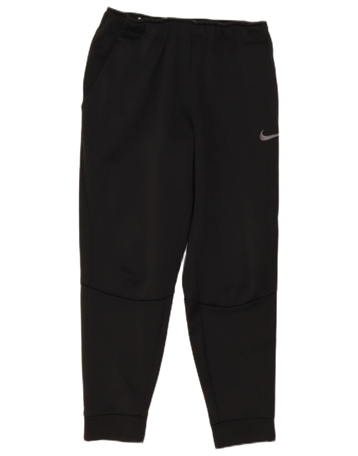 Pantalon de survêtement Nike Dri Fit pour femme, petit, noir, polyester