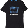 Jack & Jones T-Shirt Graphique Homme Grand Noir Coton