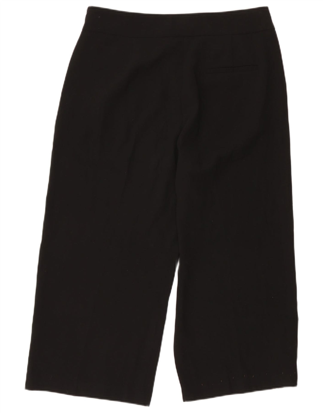 Marks & Spencer Pantalon Capri Femme UK 16 Large W34 L22 Noir Polyester
