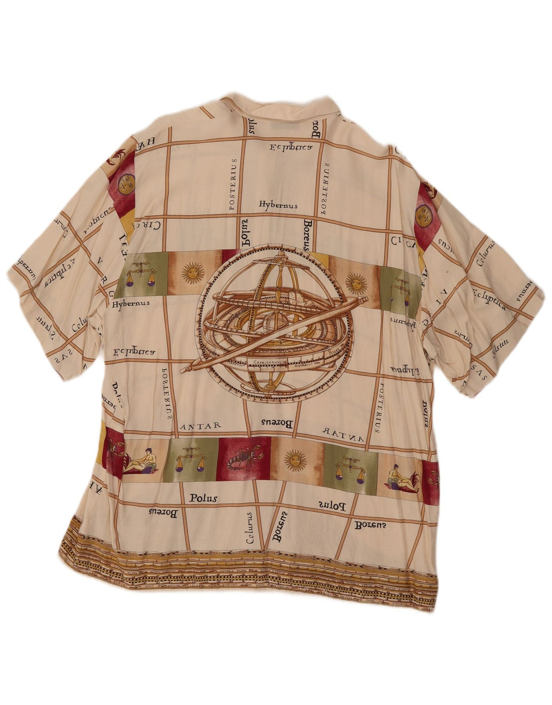 MARCELLO CIONI Chemisier Graphique Femme IT 48 XL Blanc Cassé Colourblock