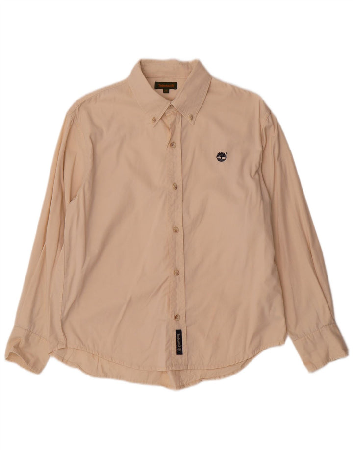 Timberland Chemise Garçon 11-12 ans Beige Coton