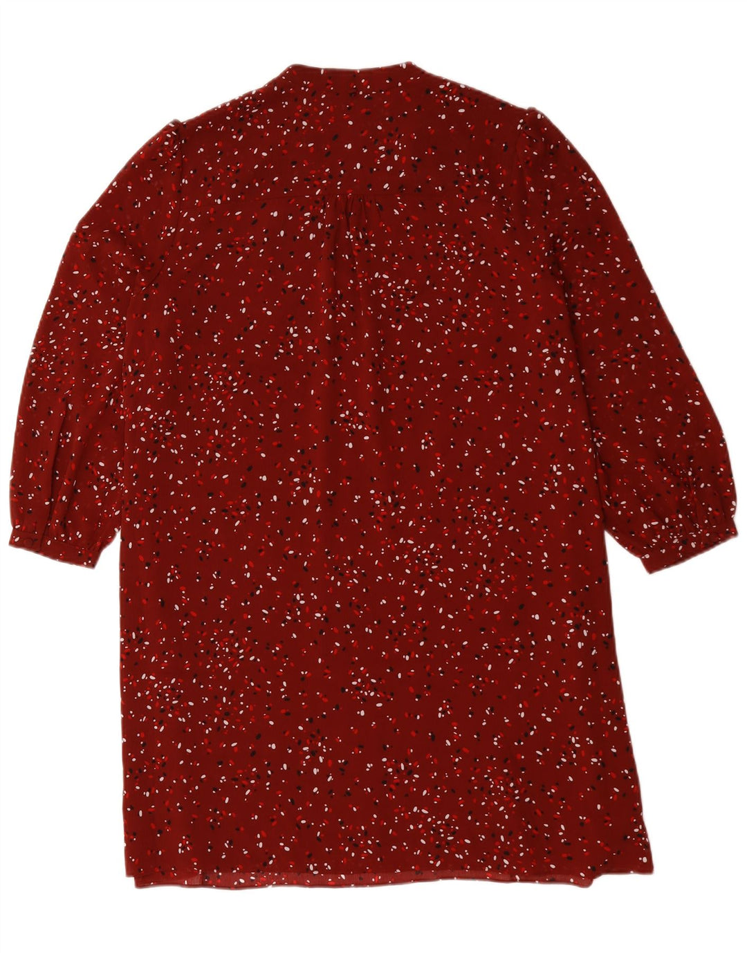 Hobbs Robe droite à manches longues pour femme UK 44 Grand rouge floral en polyester