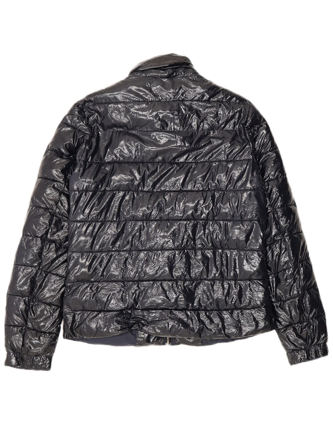 Tommy Hilfiger Veste matelassée pour femme UK 10 Small Bleu marine Polyamide