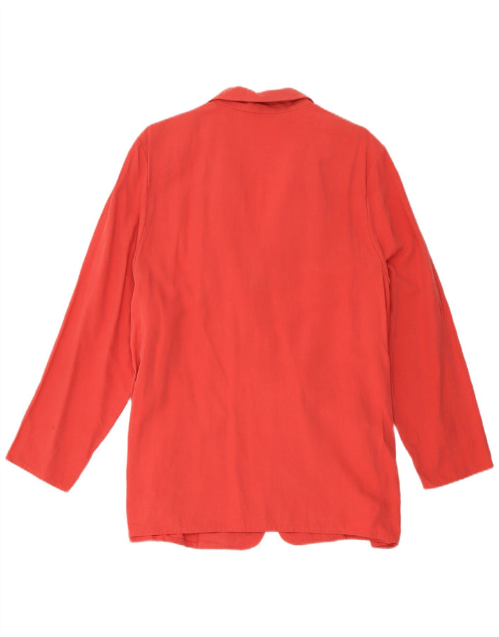 Marks & Spencer Veste blazer à 3 boutons coupe standard pour femme UK 20 2XL Rouge