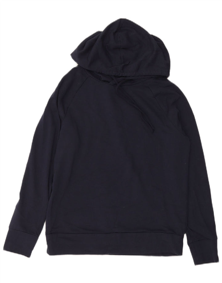 EDDIE BAUER Pull à capuche pour femme UK 10 Petit Bleu marine Polyester