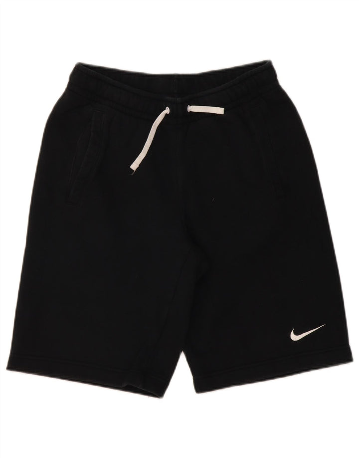 NIKE Mens Sport Shorts Small  Black Cotton
