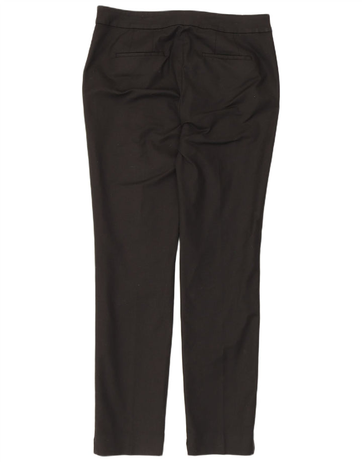 BODEN Pantalon Chino Slim Femme UK 14 Large W34 L32 Noir Coton