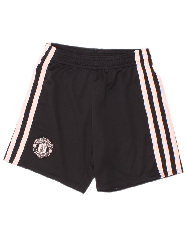 Adidas Garçons Manchester United Sport Short 4-5 ans Noir Polyester