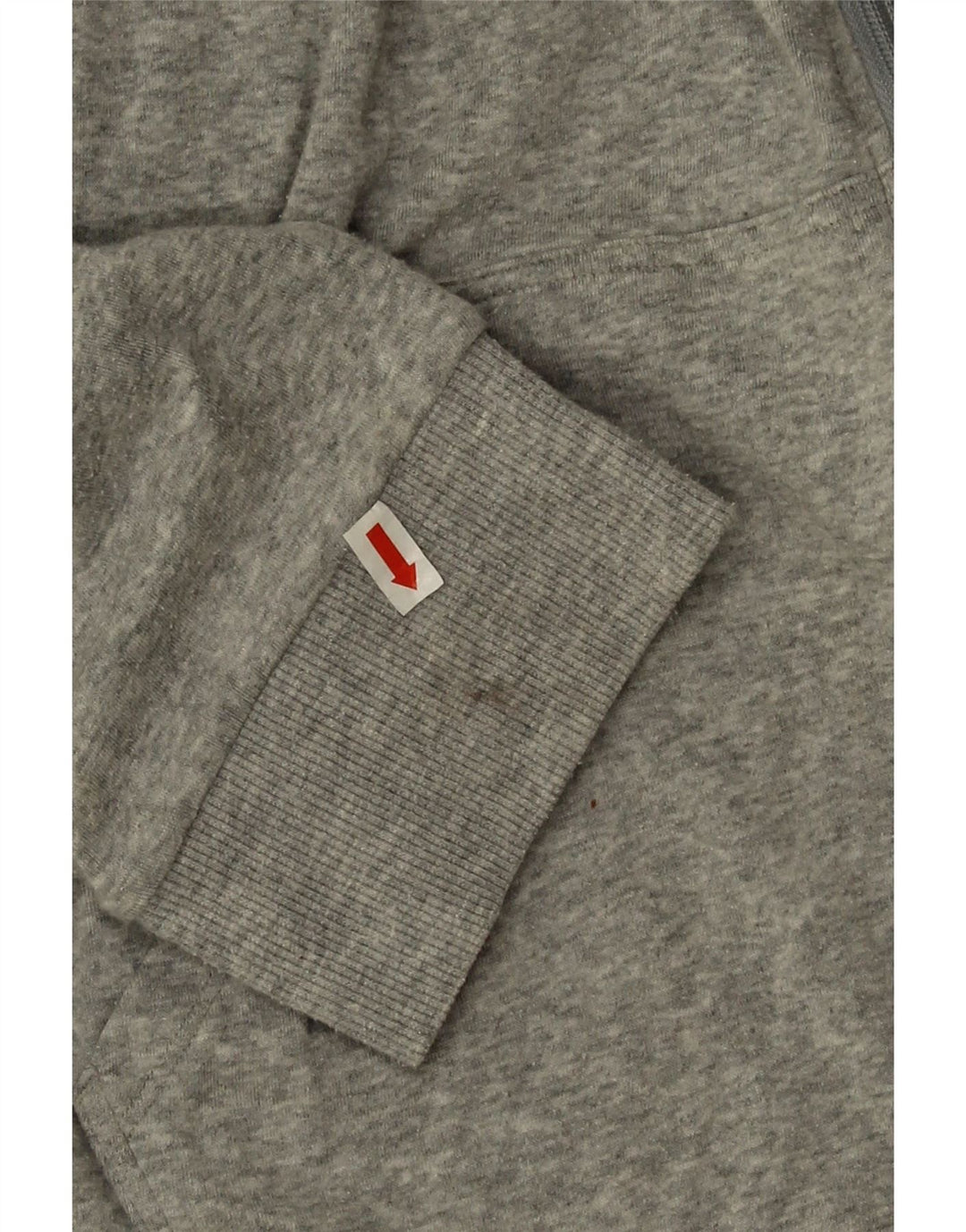 Calvin Klein Pull à capuche zippé pour homme en coton gris moyen