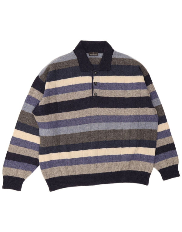 Il Granchio Pull Col Polo Homme 2XL Rayé Multicolore