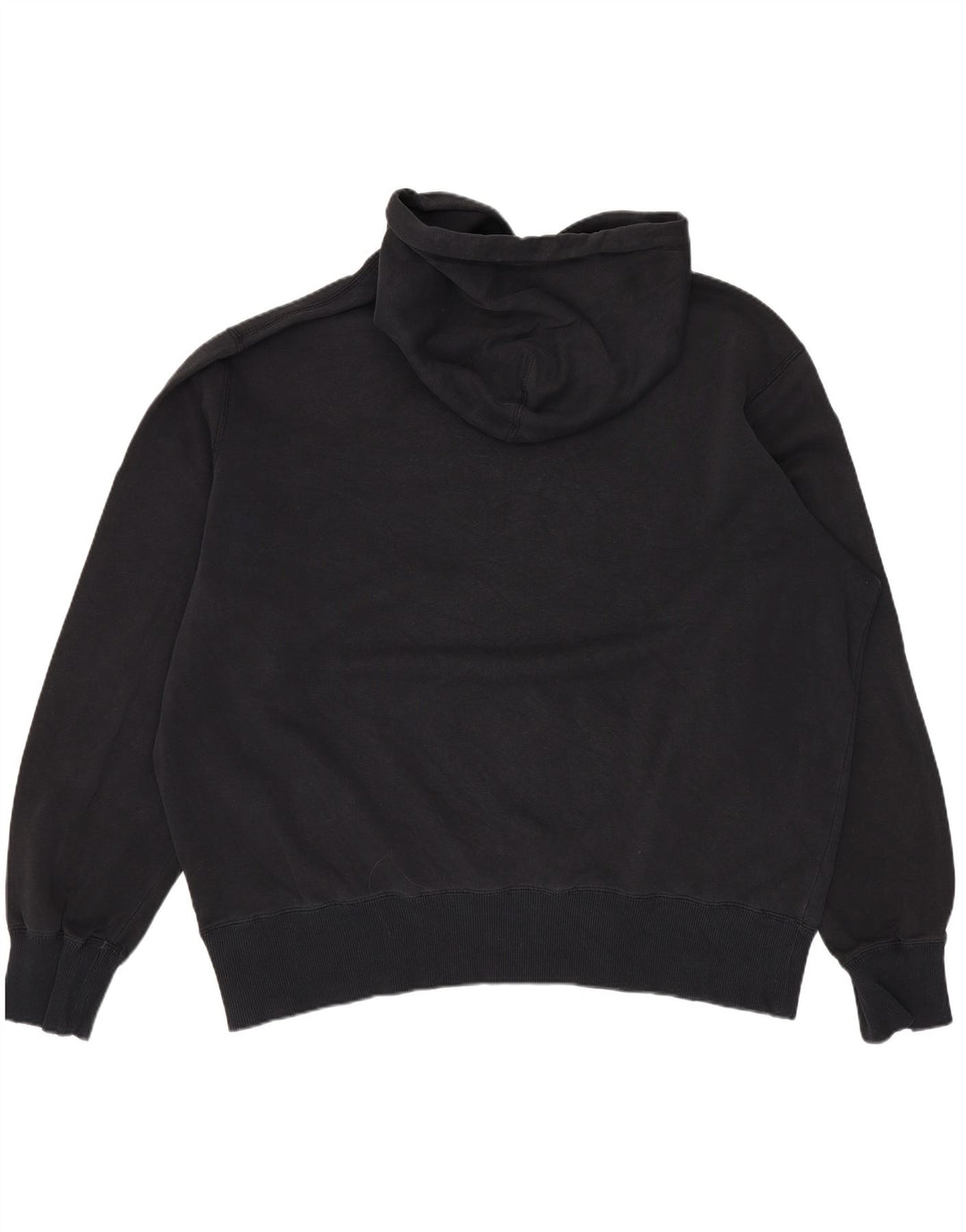 NIKE Pull à capuche surdimensionné graphique pour femme UK 18 XL Coton noir