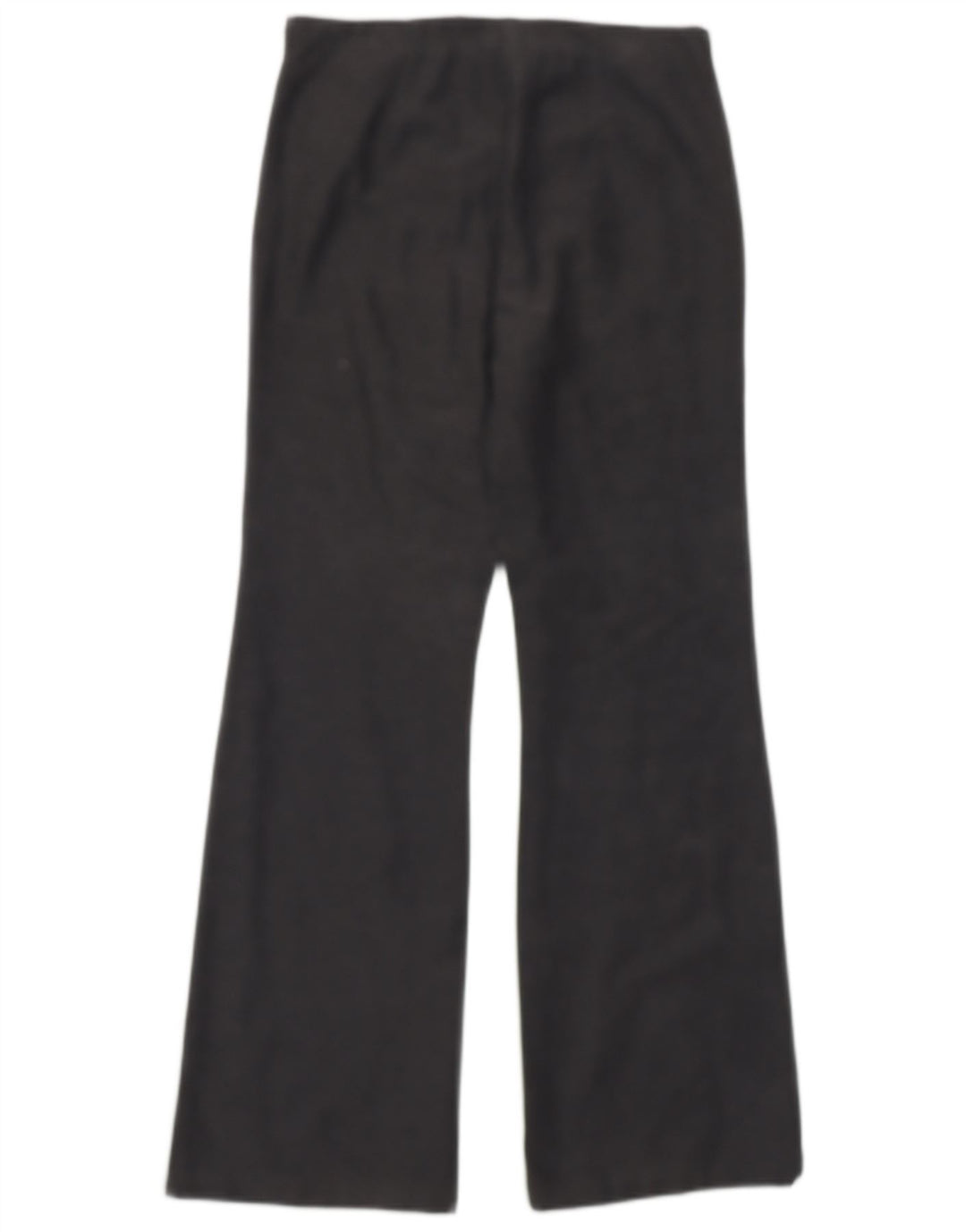 BENETTON Pantalon décontracté bootcut pour femme IT 42 Medium W28 L29 Gris Coton