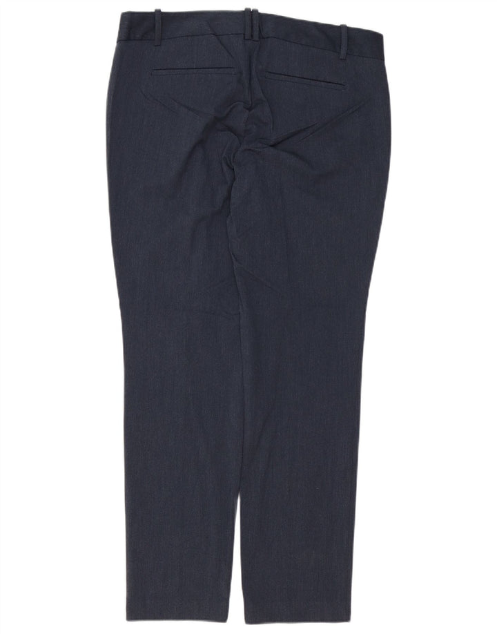CALVIN KLEIN Pantalon décontracté slim pour femme US 10 Large W36 L29 Bleu marine