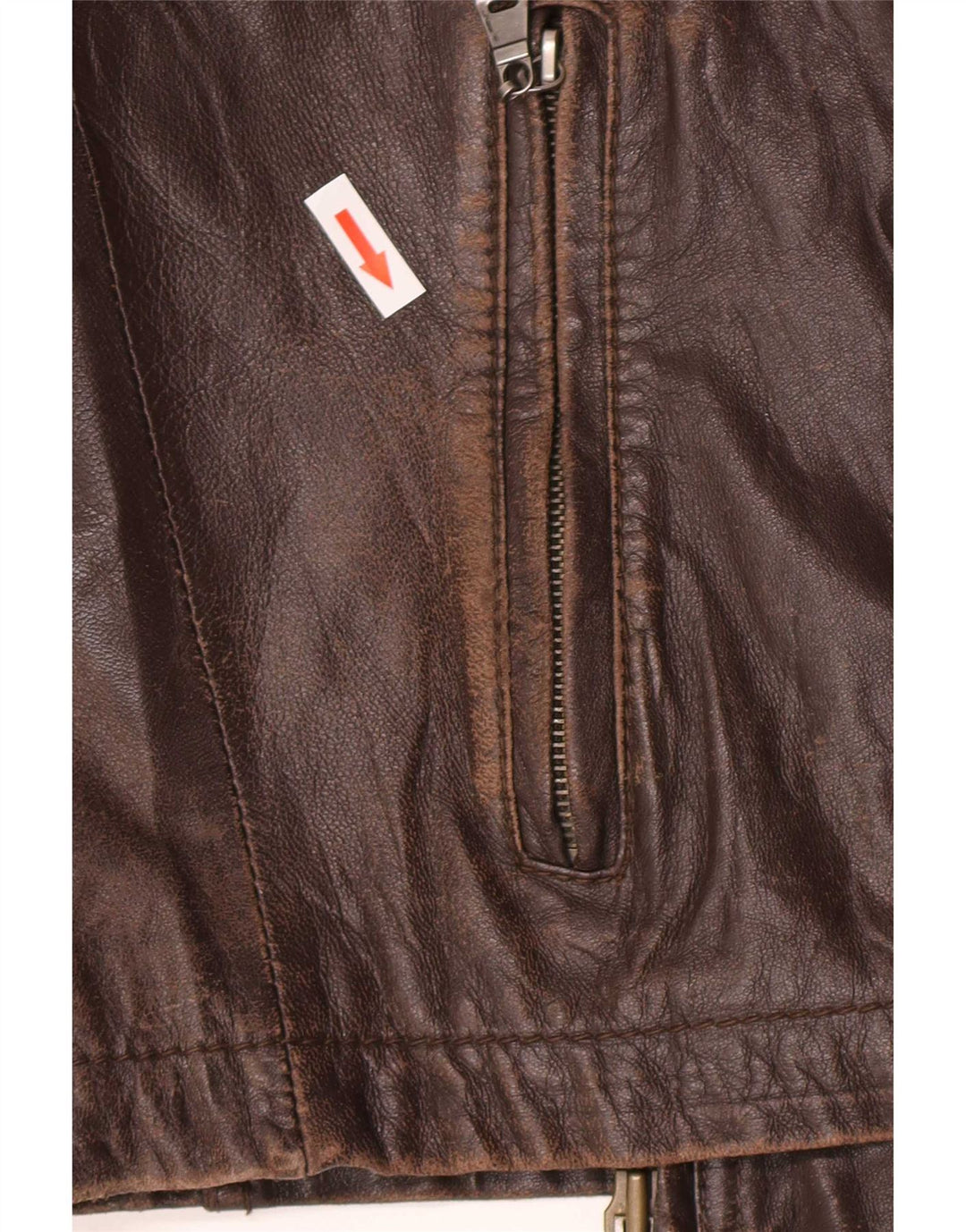 In Extenso Veste en cuir pour homme UK 40 Large Marron